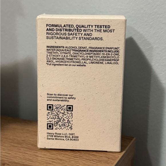 Henry Rose Eau de Parfum sheep’s clothing 50ml - Picture 5 of 6